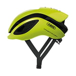 ABUS GameChanger Racing Bike Helmet - Aerodynamic Cycling Helmet with Optimal Ventilation for Men and Women - Movistar 2020, Neon Yellow, Size L