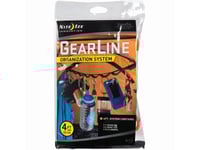Nite Ize Gearline Organisationsrem För Föremål + 6X Karbinhake Mix Färg/Svart - Gln4-M1-R8 - Gln4-M1-R8