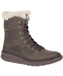 Merrell Womens/Ladies Tremblant Ezra Lace Polar Leather Snow Boots - Brown - Size UK 7.5