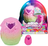 HATCHIMALS CollEGGtibles, Rainbow-cation Family Hatchy Home Playset with 3 and 3