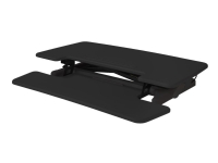 Bakker Elkhuizen Adjustable Sit-Stand Desk Riser 2 - Stativ - for LCD-skjerm / PC-utstyr - svart - skrivebordsstativ
