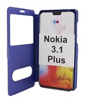 Flipcase Nokia 3.1 Plus (Blå)