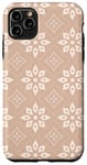 Coque pour iPhone 11 Pro Max Beige Cream Soft Tan Sandy Moroccan Mosaic Tile Pattern
