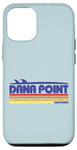 Coque pour iPhone 12/12 Pro Dana Point California USA – Paradis de surf rétro