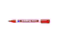Permanent Marker Edding 404, Rund, 0,7 Mm, Rød