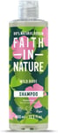 Faith In Nature Natural Wild Rose Shampoo, Restoring, Vegan and Cruelty Free, N