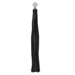 Pointed handle leather flogger