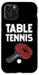 Coque pour iPhone 11 Pro Ping Pong Power Raquette de tennis de table