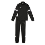 PUMA Träningsoverall teamRISE - Svart/Vit Barn, storlek YXS/116 cm