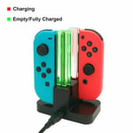 4in1 Controller Charger Stands LED Charging Dock for Nintendo Switch Joy-Con Pro