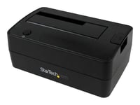 StarTech.com Station d'accueil USB 3.1 (10 Gb/s) pour disque dur SATA de 2,5" / 3,5" - Dock HDD / SSD avec UASP - Contrôleur de stockage - 2.5", 3.5" - USB 3.1 (Gen 2) - noir