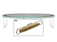 BERG Reservdel Favorit GOLDSPRING SOLO 19 cm (10X)