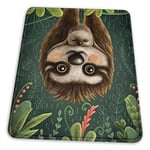 HJJL Cute Sloths Jungle Gaming Mouse Pad Custom-Natural Rubber Mouse Pad-Multiple Sizes-Multi-Pattern,Mouse Pad Non-Slip Rectangle for Computers,Laptop,PC,Office & Home