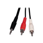 Mgs33 Cable audio jack 3.5 2 rca 2.5 metre
