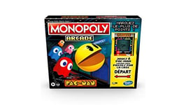 Monopoly Arcade Pacman - Jeu de Societe - Jeu de Plateau - Version française, Multicolore, L