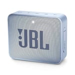 JBL GO 2 - Mini Enceinte Bluetooth portable - Étanche pour piscine & plage IPX7 - Autonomie 5hrs - Qualité audio JBL - Bleu clair
