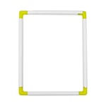 EXCEART Plastic Cross Stitch Frame Square Embroidery Hoop Sewing Hoop Handhold Craft Clip Embroidery Snap Frame Hoop for Cross Stitching Quilting 30x40cm