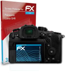 atFoliX 3x Screen Protection Film for Panasonic Lumix GH6 Screen Protector clear