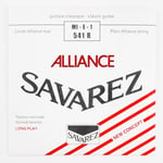 Savarez 541R Alliance E1 løs spansk guitar-streng, rød
