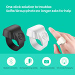 Selfie Remote Control 30mAh Battery Camera Shutter Ring For Outdoor Travel
