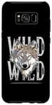 Galaxy S8+ All You Need Sunset and a wolf I Love My wolf Wild Retro Case