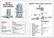 RCGF Prop Hub for 56CC bensinmotor
