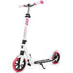 SereneLife, Scooter, Kids Scooters, Scooter for Kids Ages 8-12, Girls Scooter, Boys Scooter, Stunt Scooters for Teenagers 11-15, Folding Kick Scooter, Adult Scooters W/Big Wheels, Kick Scooter (Pink)