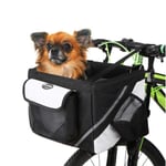 Otego Cykelkorg Till Hund/katt, Hundkorg, Hundbädd - Hundkoja Svart