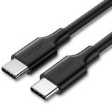 US286 USB Type C charging and data cable 3A 1,5m Black