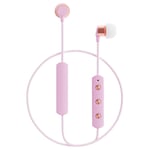 Sudio | TIO | Water Resistant | Comfort Gym Bluetooth Wear Headphones | Pink