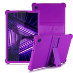 YGoal Silicone Case for Lenovo Tab M10 Plus - Light Weight Kids Friendly Soft Shock Proof Protective Cover for Lenovo Tab M10 Plus TB-X606F 10.3 2020, Purple