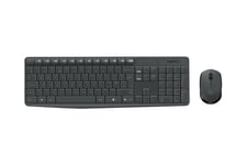 Logitech MK235 - tastatur og mus-sæt - tjekkisk Indgangsudstyr