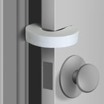Dørstopper i EVA skum - Clip-on design - Hvid