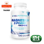 Magnesium Diglycinate Lactate Malate Taurate 5 Forms + B6 (P-5-P) 100 capsules