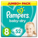 Pampers Size 8 Baby-Dry Nappies