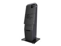 Elo Wallaby Pro Self-Service Countertop Stand - Stativ - for salgspunktterminal - svart/sølv - skjermstørrelse: 22-27 - plassering på gulv