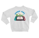 Sweatshirt Enfant Gamer Girl Jeux Video Console Retro Gaming