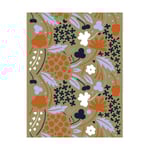 Marimekko Suvi tyg Grey-green-dark blue-tile