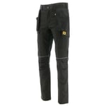 Caterpillar - Pantalon de travail homme Trades Pocket 1810099 - Noir - 44 - Jambes standards - Noir