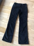 LEVIS BLACK CORDUROY CHORD boot Cut JEANS W29 L34 size 8-10 women NEW WITH TAGS