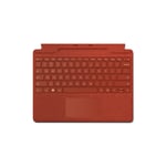 Microsoft Surface Pro Signature Keyboard Rouge Cover port AZERTY Français