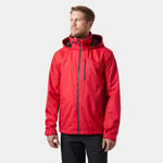 Helly Hansen Men’s Crew Hooded Sailing Jacket 2.0 Red L