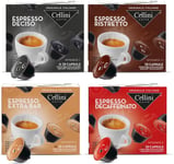 Cellini Coffee Capsules Compatible with Dolce Gusto - Tasting Kit 120Pcs | Coffe