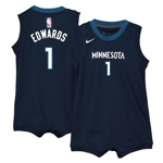 Minnesota Timberwolves NBA Jersey (Size 12m) Baby Nike Babygrow - Edwards -New