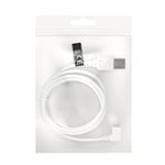 USB data kabel iphone 5/6/7/8 Vit vinklad kontakt