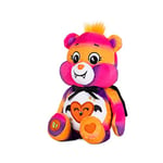 Care Bears Halloween 22cm Bean Plush - Spooky Sparkle Bear, Collectable Cute Soft Toy, Vampire Cuddly Toy for Boys and Girls, Small Care Bear Teddy, Plushie for Children Ages 4 5 6 7 +, Fangs and Cape