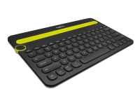 Logitech Multi-Device K480 - Tastatur - Bluetooth - russisk - sort
