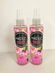 2 x Yardley Blossom & Peach 200ml Moisturising Body Mist Natural Spray