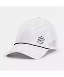 Under Armour Curry Mens White Golf Cap - One Size