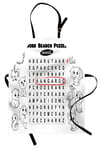 Word Search Puzzle Apron Animal Names